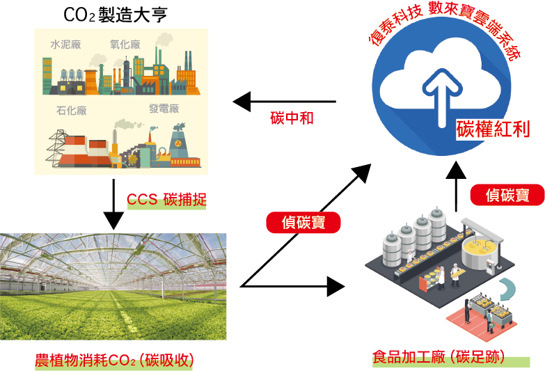 碳足跡追蹤、演算、提取數據