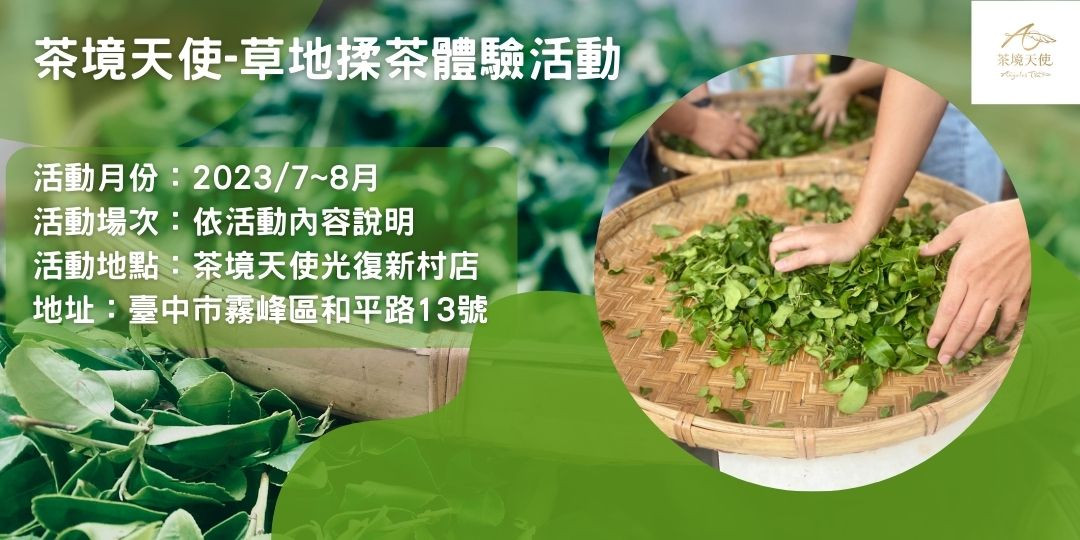 免費草地揉茶活動來囉！